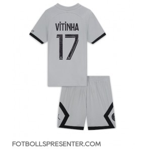 Paris Saint-Germain Vitinha Ferreira #17 Bortatröja Barn 2022-23 Kortärmad (+ korta byxor)
